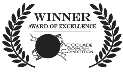 accolade_global_film_competition_winner_award_of_excellence Accolade Global Film Competition Award of Excellence — Discesa Libera Italian feature film 2024, on-set production by Uptelling